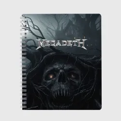 Тетрадь Megadeth череп под деревом