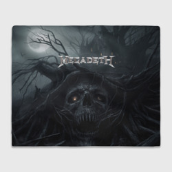 Плед 3D Megadeth череп под деревом