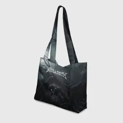 Пляжная сумка 3D Megadeth череп под деревом - фото 2