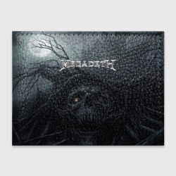 Обложка для студенческого билета Megadeth череп под деревом