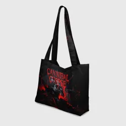 Пляжная сумка 3D Cannibal Corpse кровавый череп - фото 2