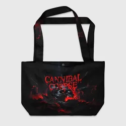 Пляжная сумка 3D Cannibal Corpse кровавый череп