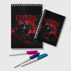 Блокнот Cannibal Corpse кровавый череп