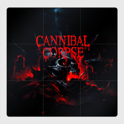 Магнитный плакат 3Х3 Cannibal Corpse кровавый череп
