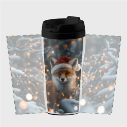Термокружка-непроливайка Лисица и новогодняя гирлянда - фото 2