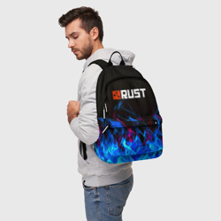 Рюкзак 3D Rust neon flame - фото 2