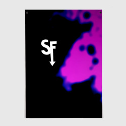 Постер Sally Face неон краски