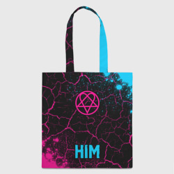 Шоппер 3D HIM - neon gradient по-центру
