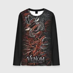 Мужской лонгслив 3D Venom vs Carnage