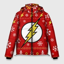 Мужская зимняя куртка 3D Флэш новогодний