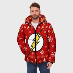 Мужская зимняя куртка 3D Флэш новогодний - фото 2