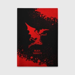 Обложка для автодокументов Black Sabbath - red gradient