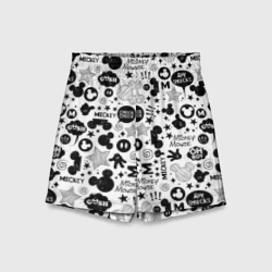 Детские спортивные шорты 3D Микки Маус узор