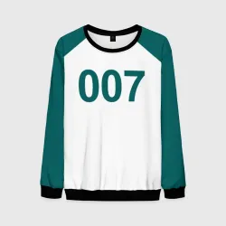 Мужской свитшот 3D+ Игра в кальмара - 007