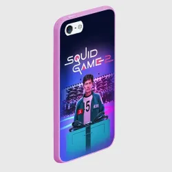 Чехол для iPhone 5/5S матовый Сон Ки Хун - Игра в кальмара - фото 2