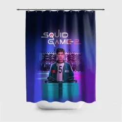 Штора 3D для ванной Сон Ки Хун - Игра в кальмара
