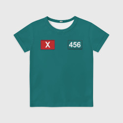 Детская футболка 3D Игрок 456 - Игра в кальмара