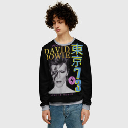 Мужской свитшот 3D David Bowie - Tokyo 1973 - фото 2