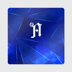Магнит виниловый Квадрат Architects blue poly
