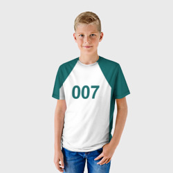 Детская футболка 3D Игра в кальмара 007 - фото 2
