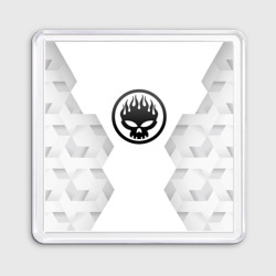 Магнит 55*55 The Offspring white poly