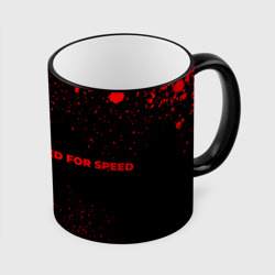 Кружка с полной запечаткой Need for Speed - red gradient по-горизонтали