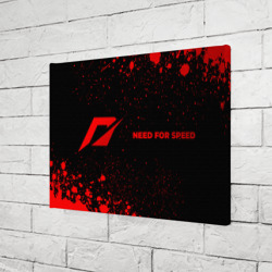 Холст прямоугольный Need for Speed - red gradient по-горизонтали - фото 2