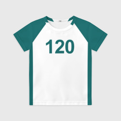 Детская футболка 3D Игра в кальмара 120