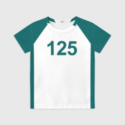 Детская футболка 3D Игра в кальмара 125