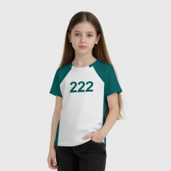 Детская футболка 3D Игра в кальмара 222 - фото 2