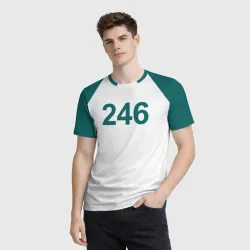 Мужская футболка 3D Игра в кальмара 246 - фото 2