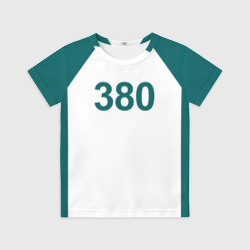 Детская футболка 3D Игра в кальмара 380