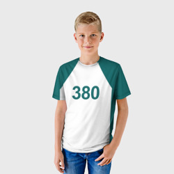 Детская футболка 3D Игра в кальмара 380 - фото 2