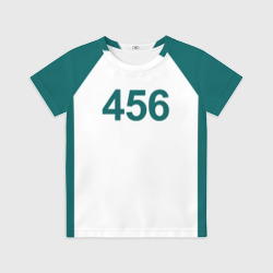 Детская футболка 3D Игра в кальмара 456