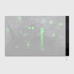 Флаг 3D Kawasaki - плиты с эффектом свечения - фото 2