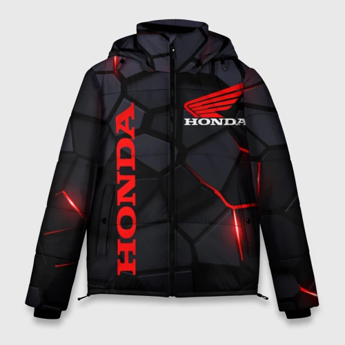 Мужская зимняя куртка 3D Honda - плиты