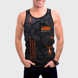 Мужская майка 3D KTM - плиты с эффектом свечения - фото 2