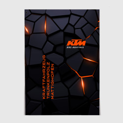 Постер KTM - плиты с эффектом свечения