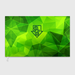 Флаг 3D System of a Down green poly