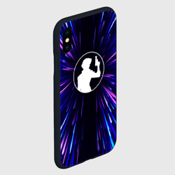 Чехол для iPhone XS Max матовый Cowboy Bebop neon energy - фото 2