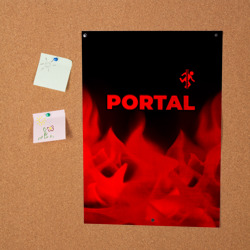 Постер Portal - red gradient посередине - фото 2
