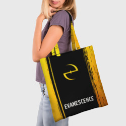 Шоппер 3D Evanescence - gold gradient по-центру - фото 2