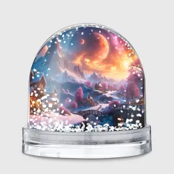 Игрушка Снежный шар Fantasy river village