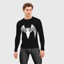 Мужской рашгард 3D Venom - spider logo - фото 2