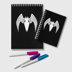 Блокнот Venom - spider logo