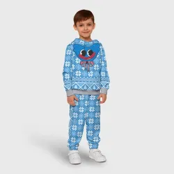 Детский костюм с толстовкой 3D Huggy Wuggy миленький новогодний свитер ugly - фото 2