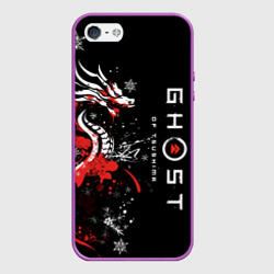 Чехол для iPhone 5/5S матовый Ghost of Tsushima - snowflakesv