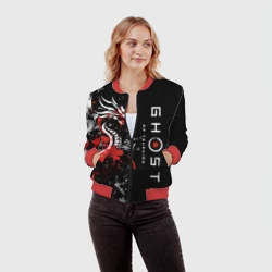 Женский бомбер 3D Ghost of Tsushima - snowflakesv - фото 2