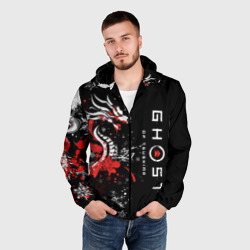 Мужская ветровка 3D Ghost of Tsushima - snowflakesv - фото 2