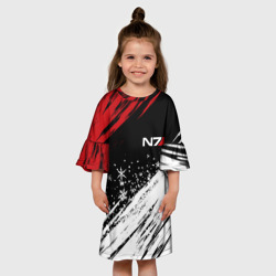 Детское платье 3D Mass Effect - Merry Christmas - фото 2